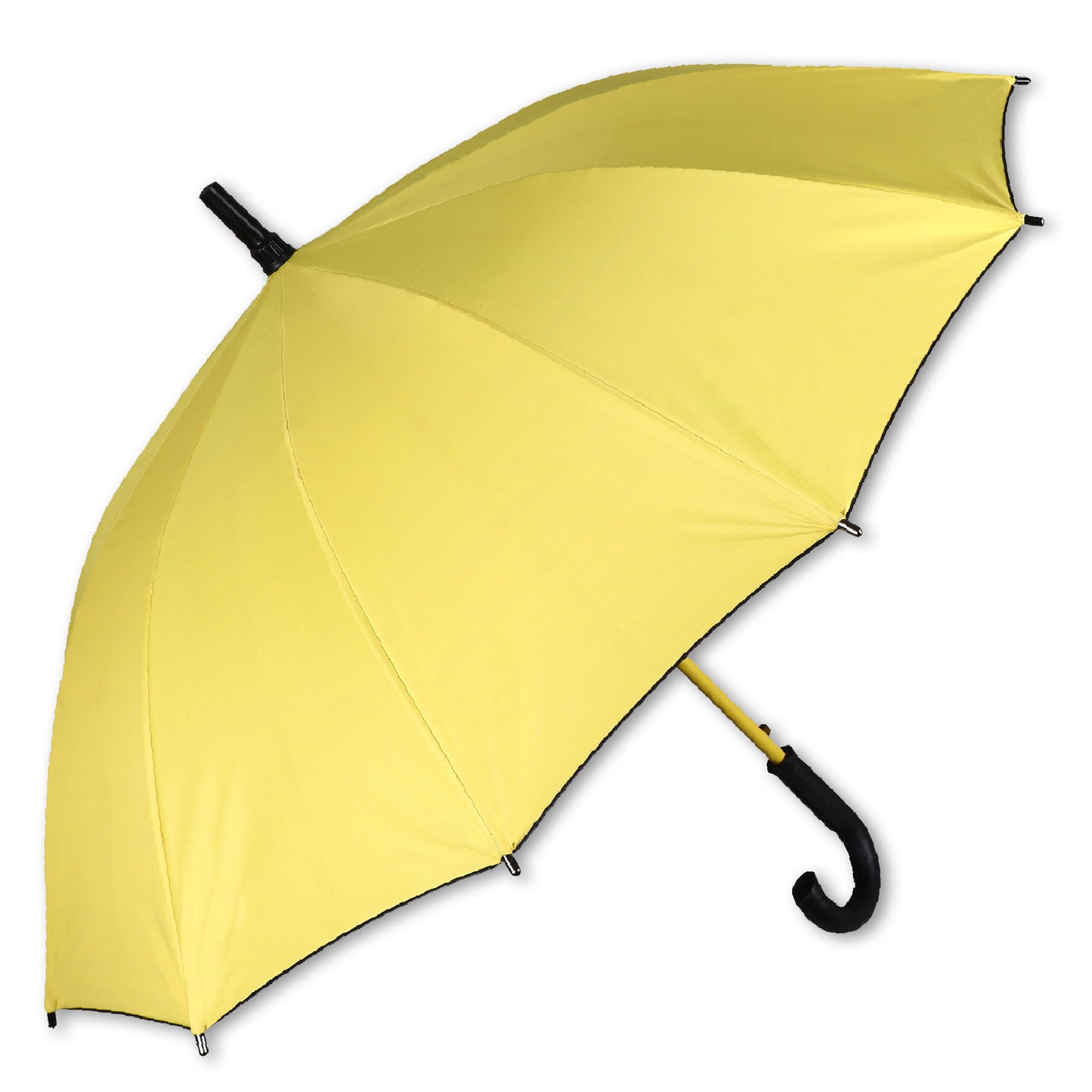 SUPERSTAR (Mono-Black) | Automatic Open Straight Umbrella β Colour-Matched Frame & Durable Design (Available in Various Colours)