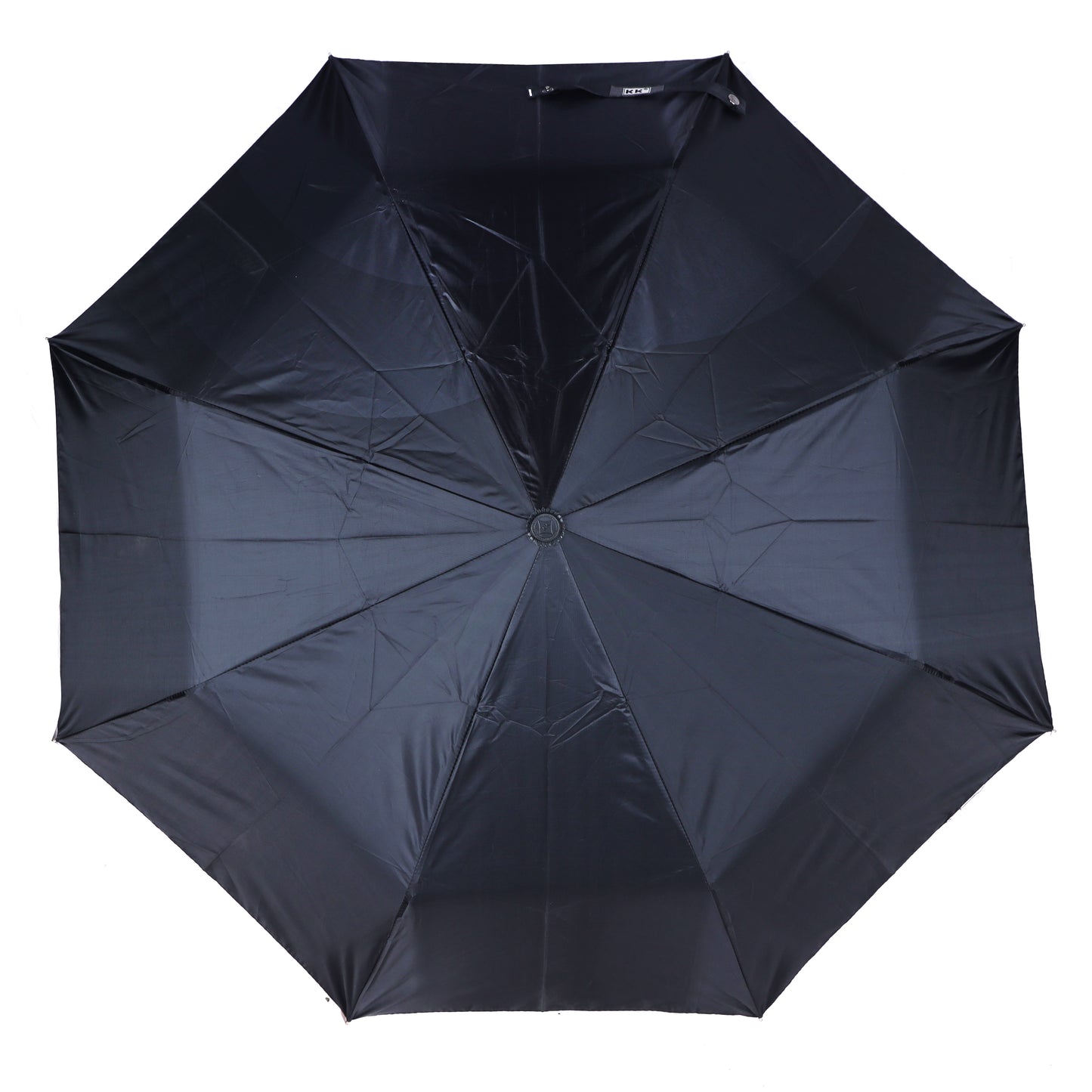 3 Fold KK (Black-Silver) | Manual Open Umbrella – Compact & Weather-Resistant