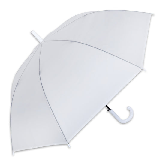 SNOW | Automatic Open Straight Fashion Umbrella (White)
