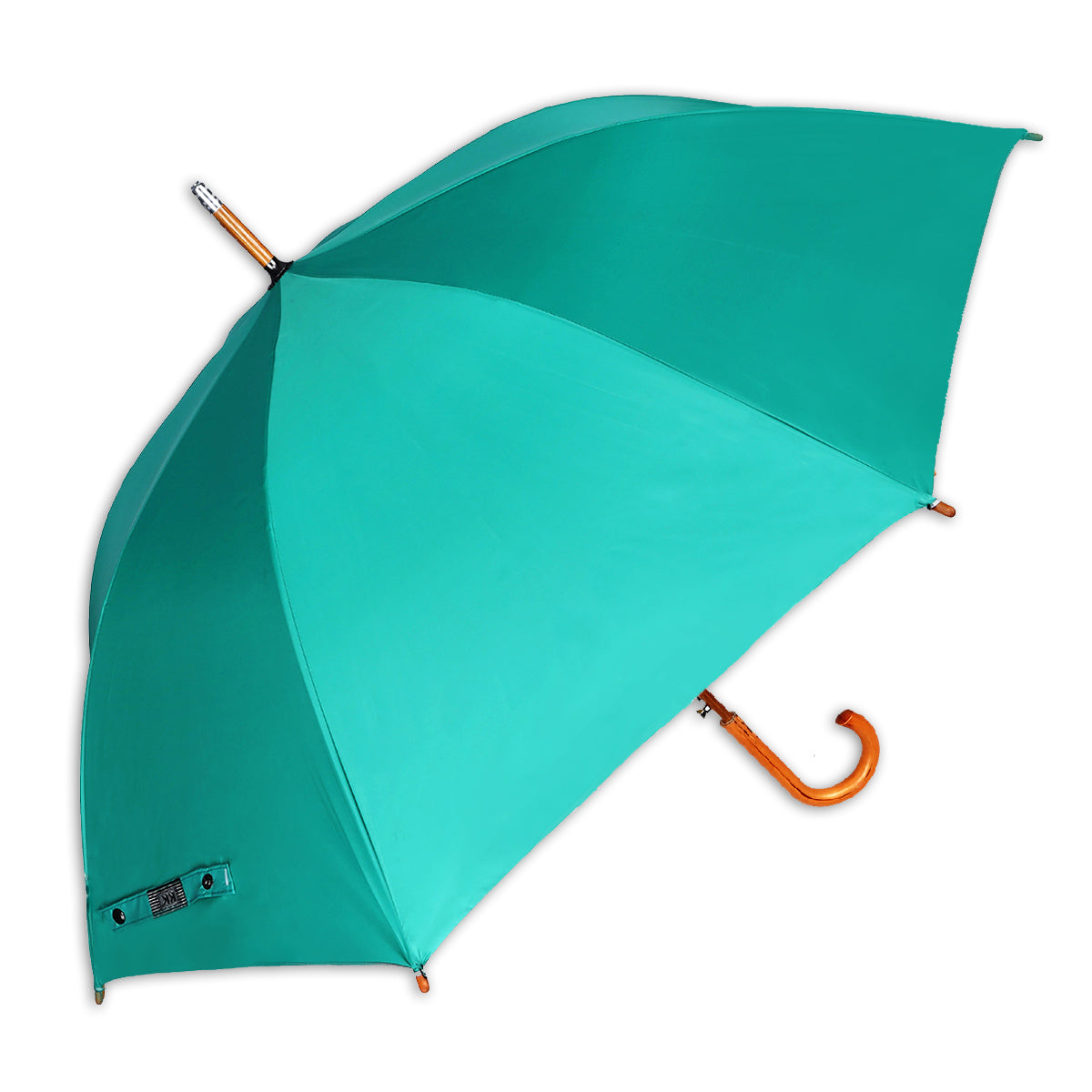 WOODSTAR (Mono-Silver) | Automatic Open Straight Umbrella β Premium Wooden Frame (Available in Various Colours)