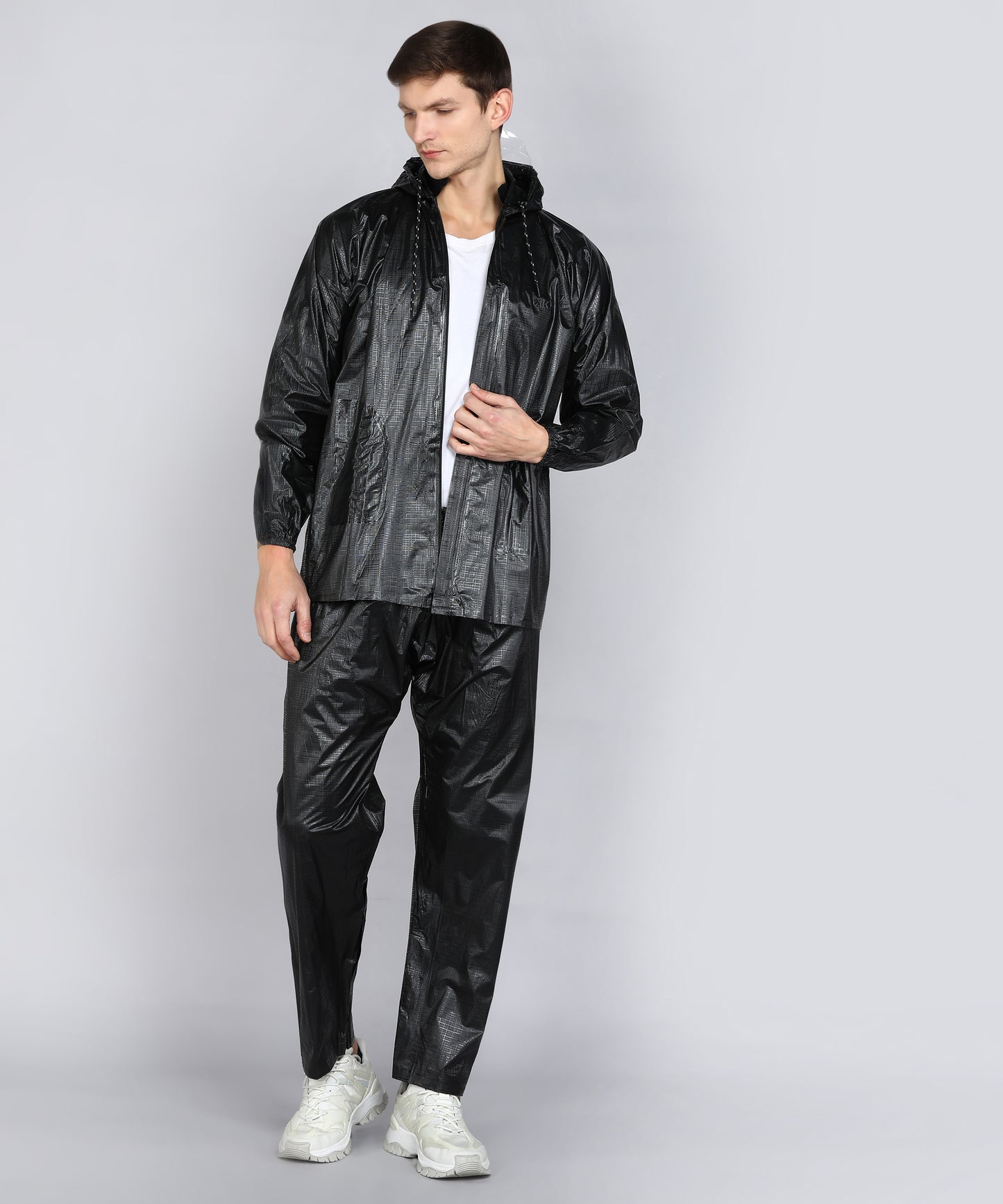 RONNY | Men's PVC Rain Suit - Black