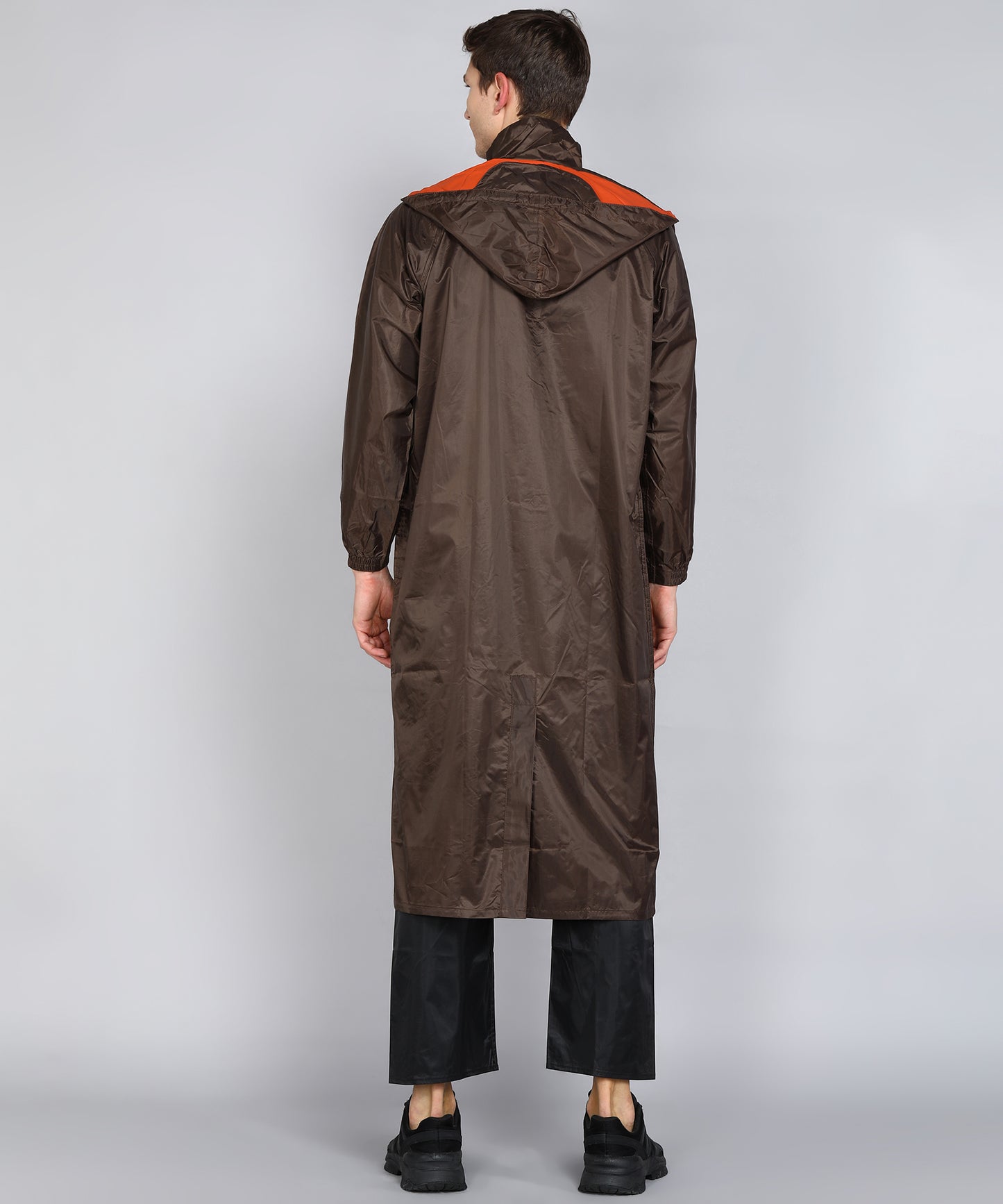 DURACOAT | Men's Waterproof Long Coat - Brown