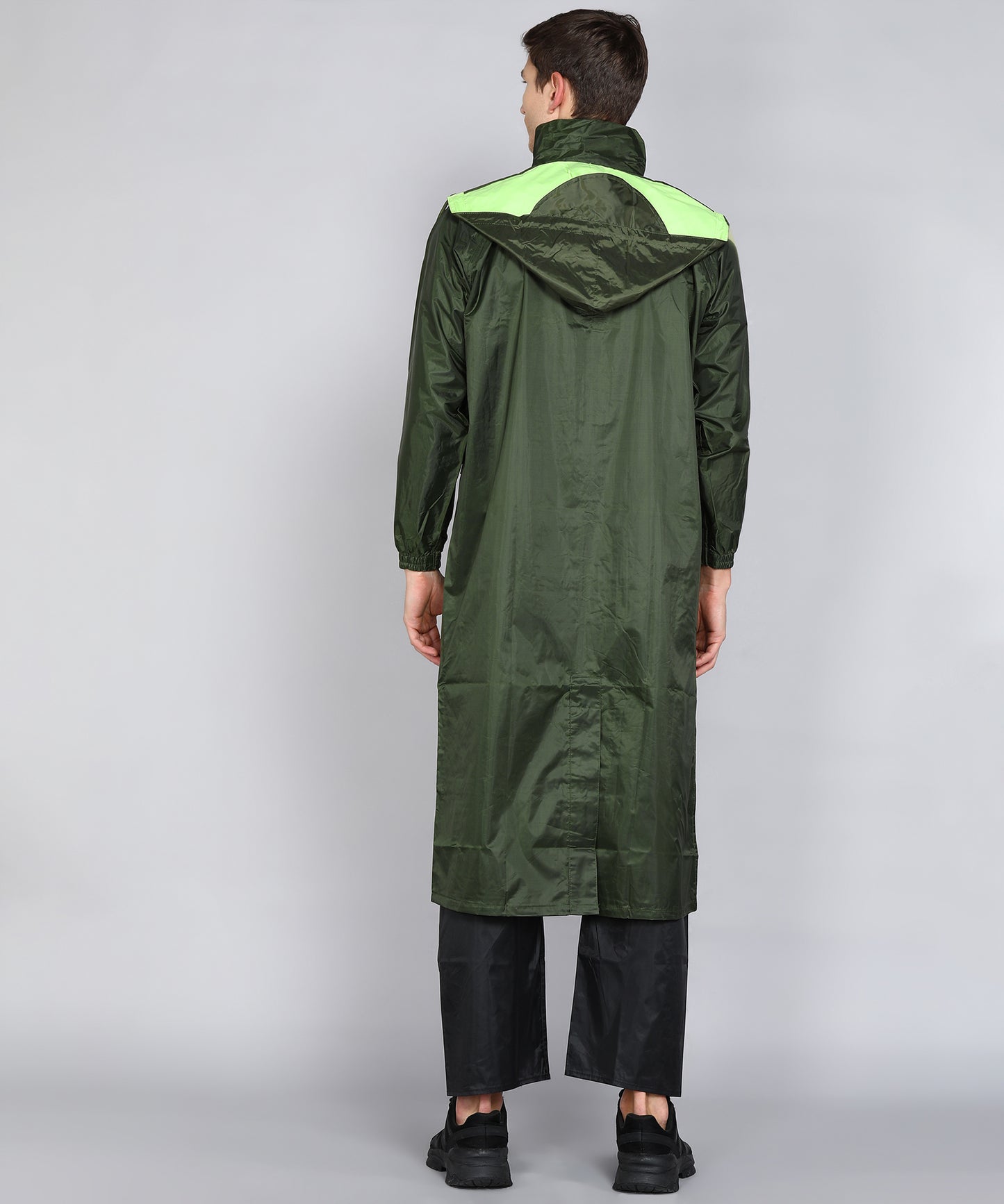 DURACOAT | Men's Waterproof Long Coat - Olive