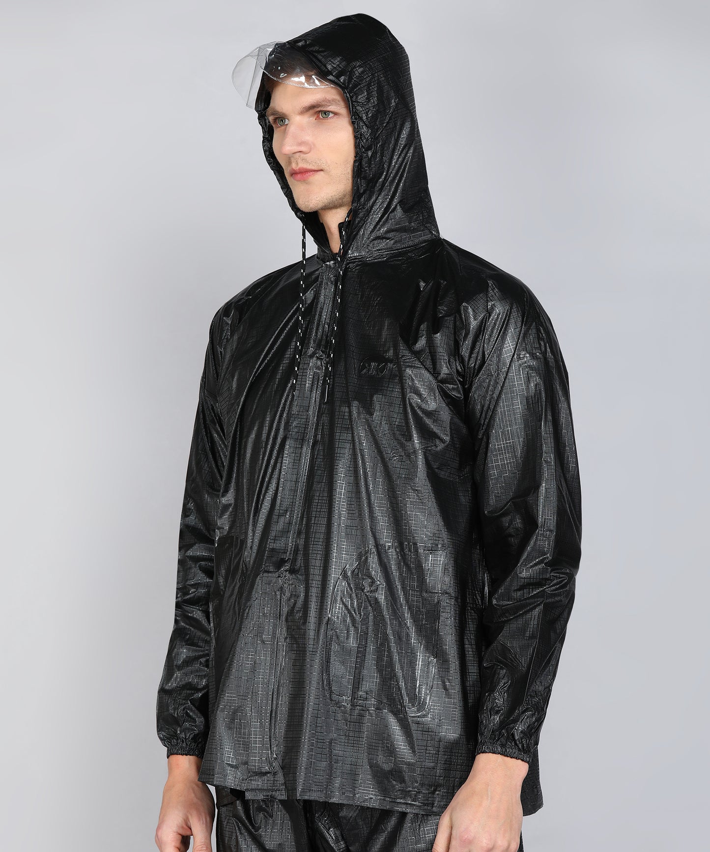 RONNY | Men's PVC Rain Suit - Black