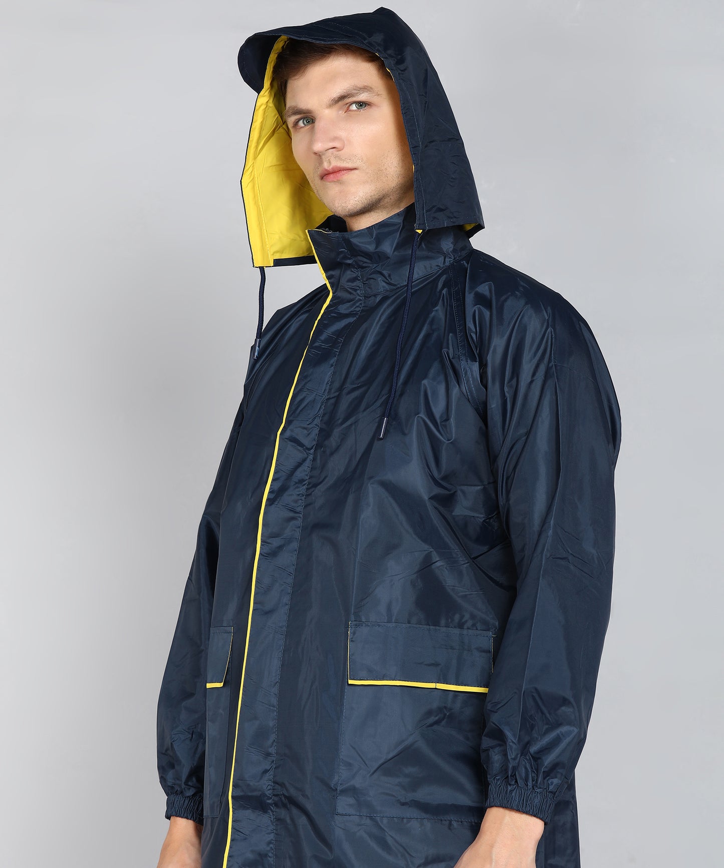 DURACOAT | Men's Waterproof Long Coat - Blue