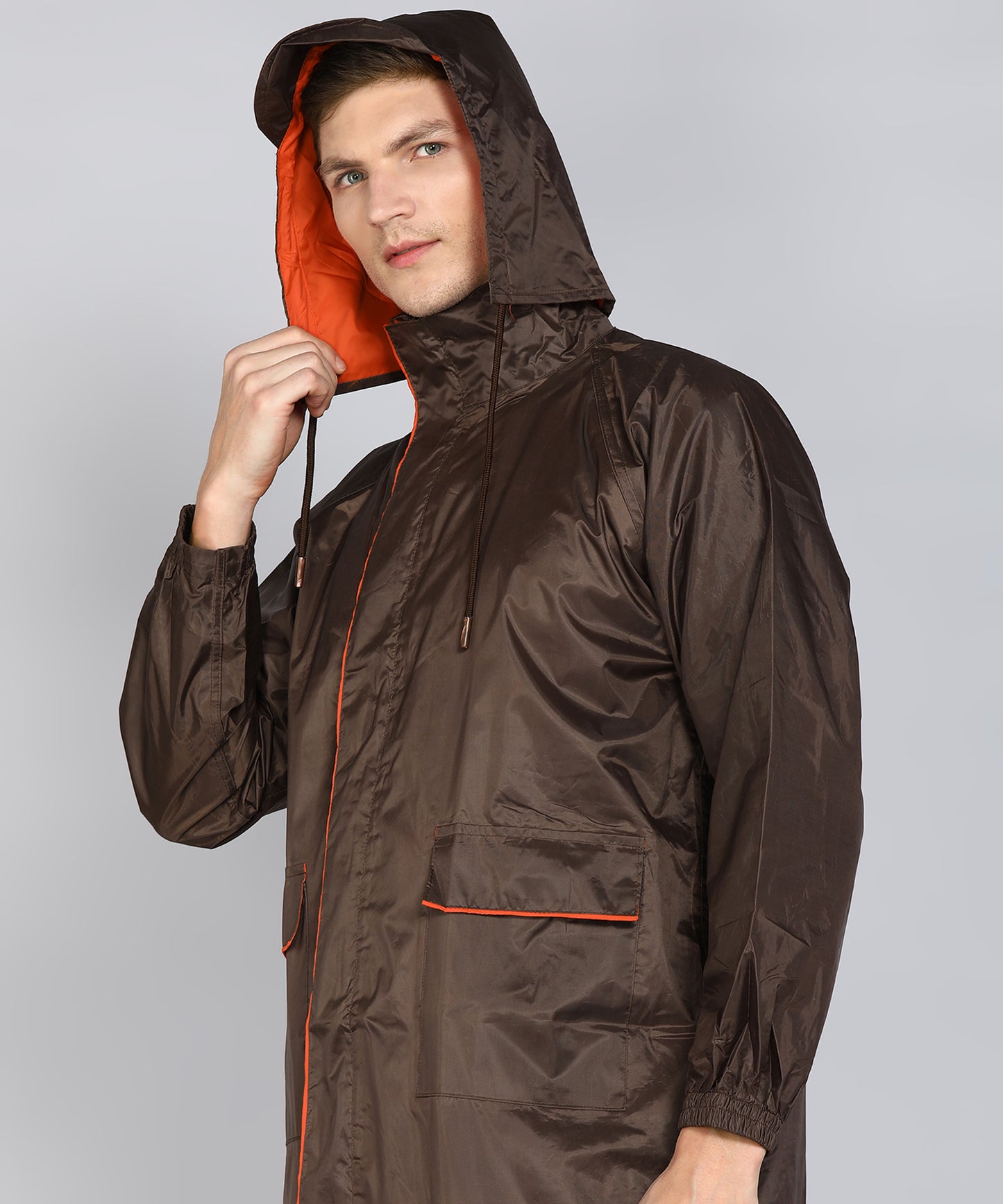 DURACOAT | Men's Waterproof Long Coat - Brown