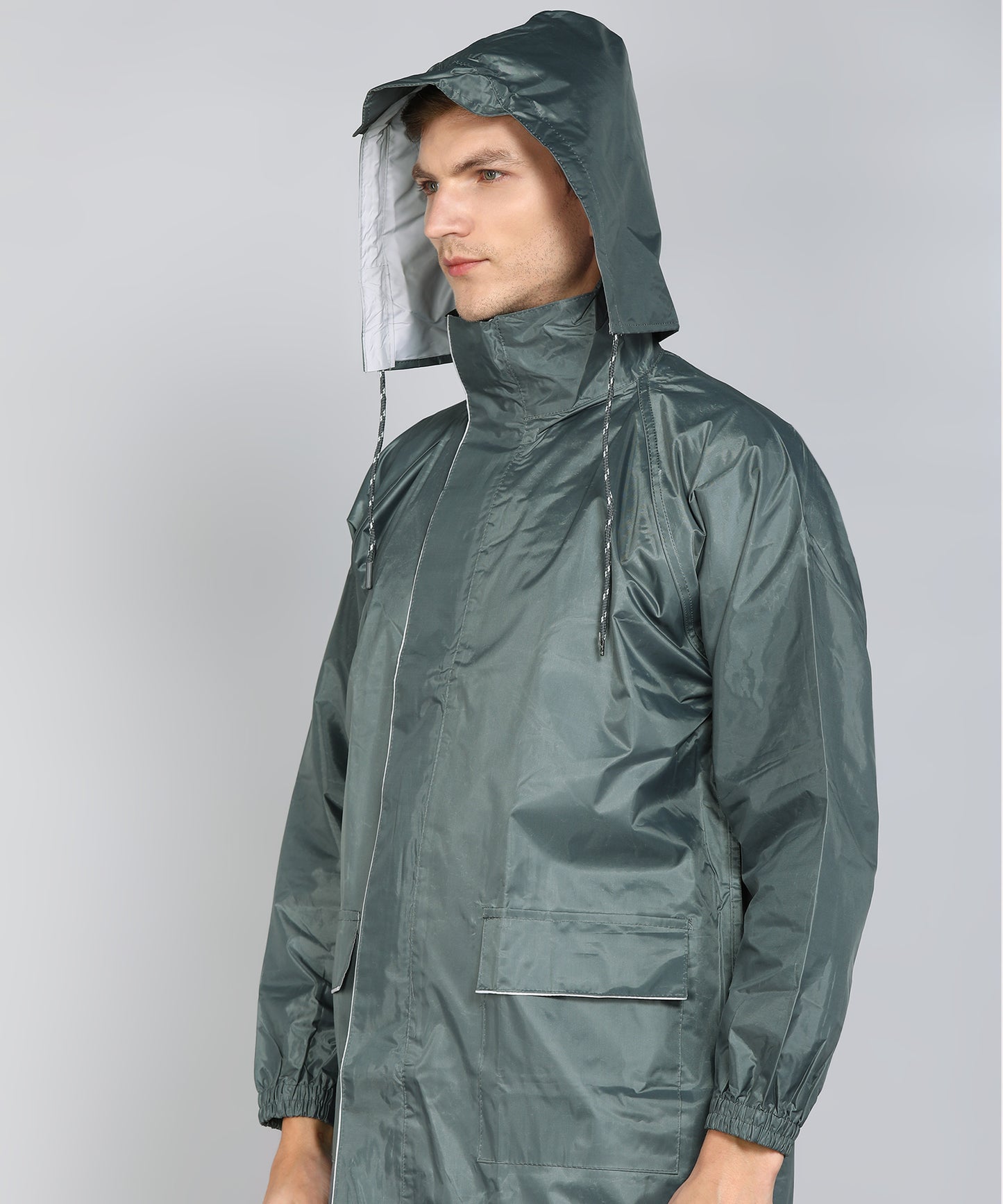 DURACOAT | Men's Waterproof Long Coat - Grey