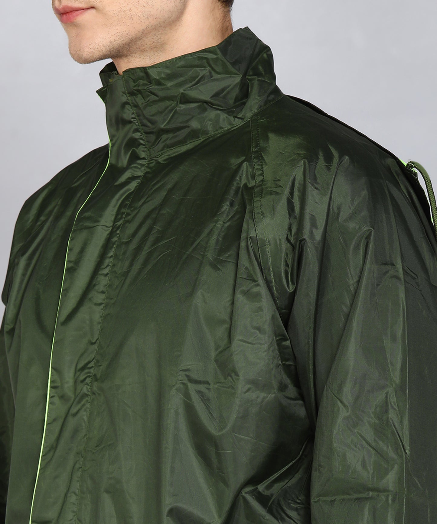 DURACOAT | Men's Waterproof Long Coat - Olive