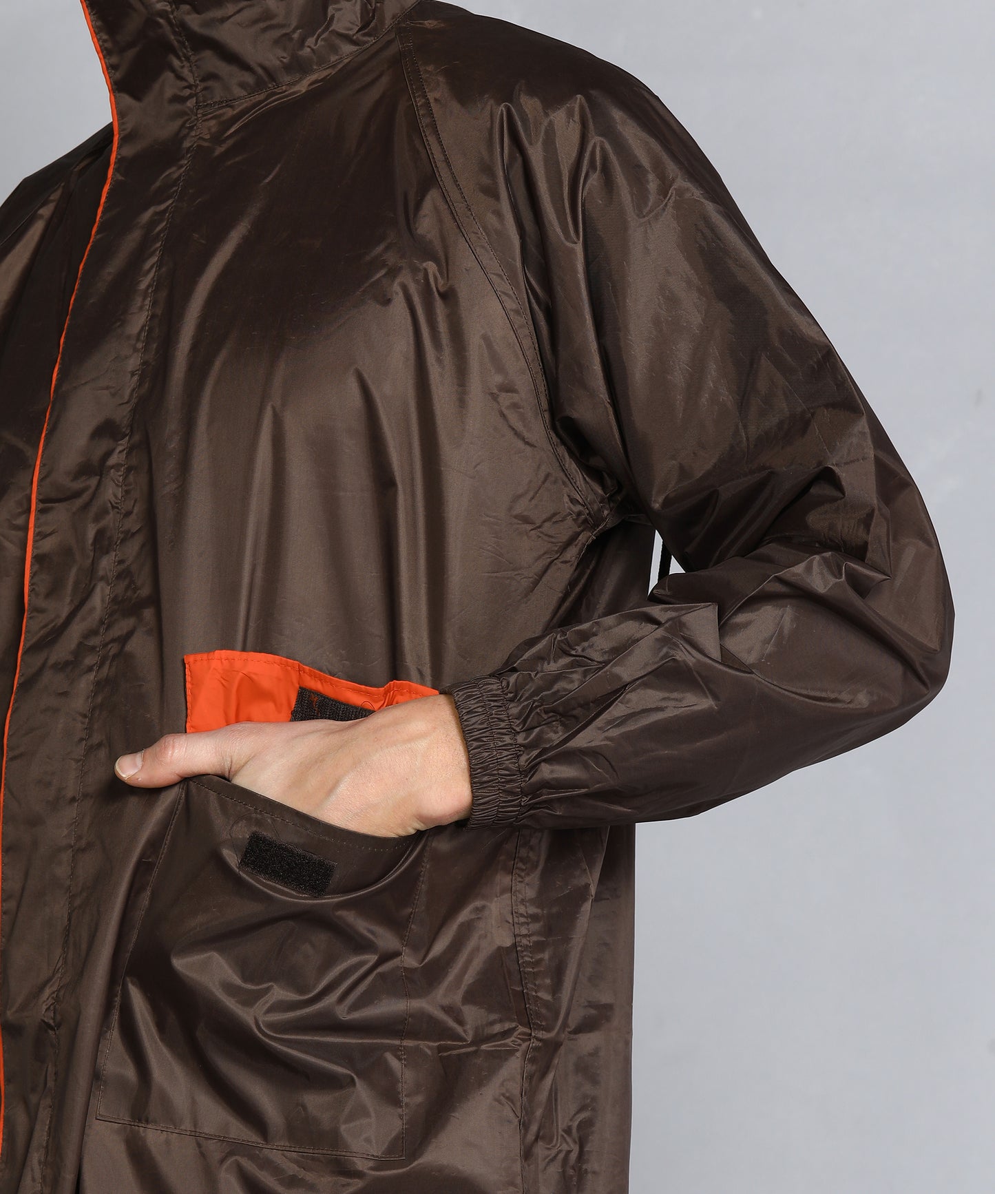 DURACOAT | Men's Waterproof Long Coat - Brown