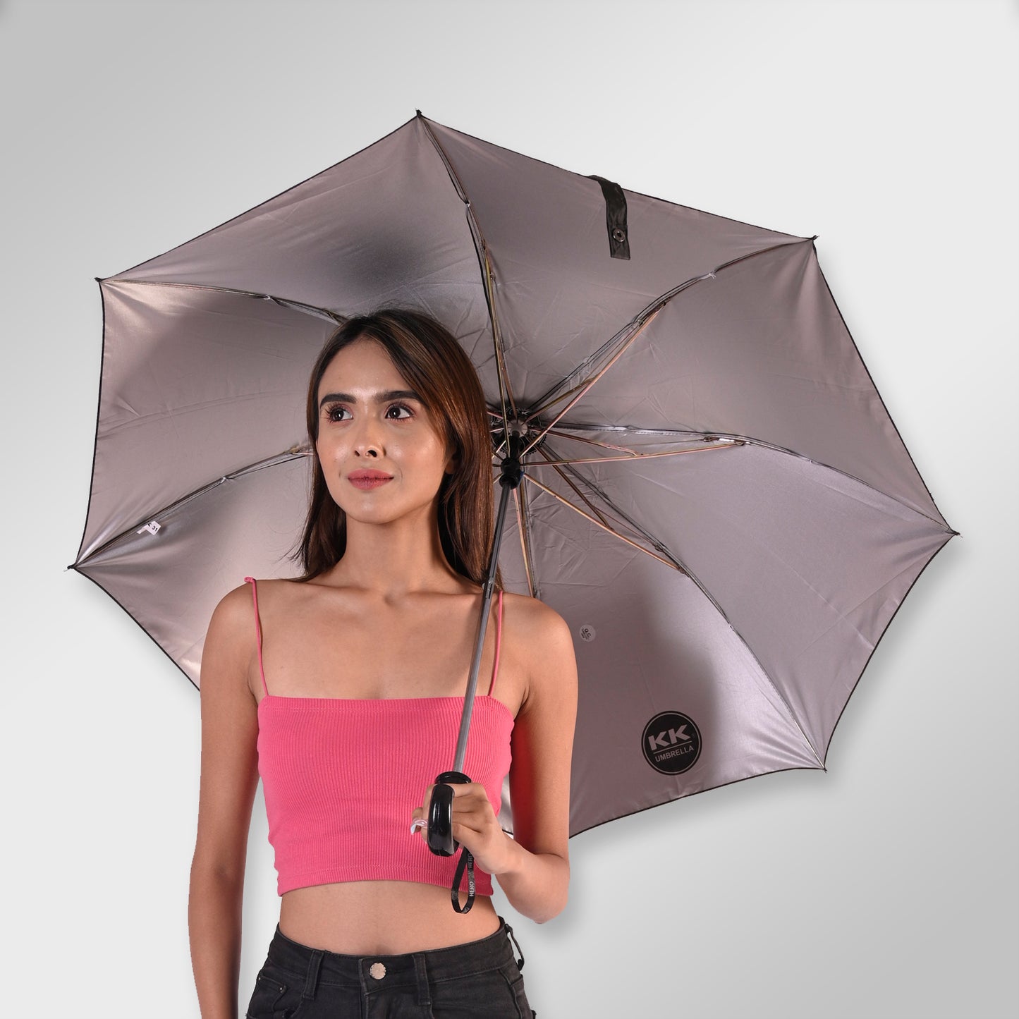 ROLEX | 2-Fold Automatic Open Umbrella (Black)