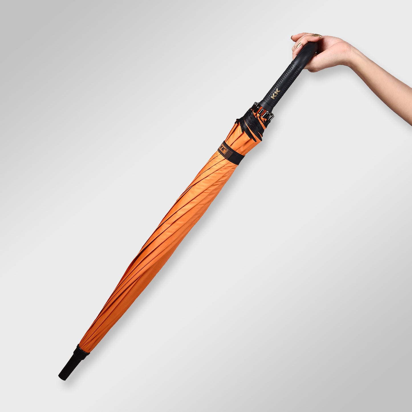 SUPERSTAR (Mono-Black) | Automatic Open Straight Umbrella β Colour-Matched Frame & Durable Design (Available in Various Colours)