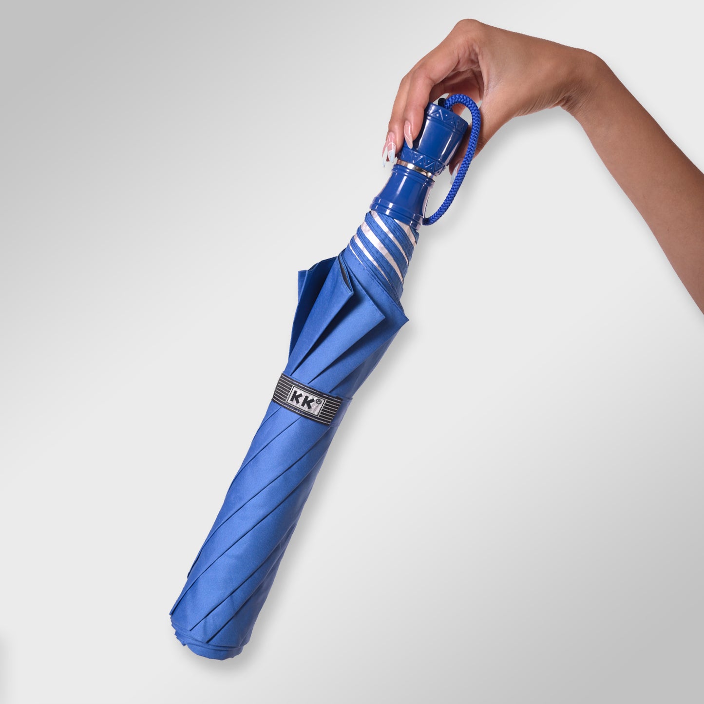 METRO (Mono-Silver) | Manual Open 2-Fold Umbrella - Compact and Vibrant (Available in Various Colours)