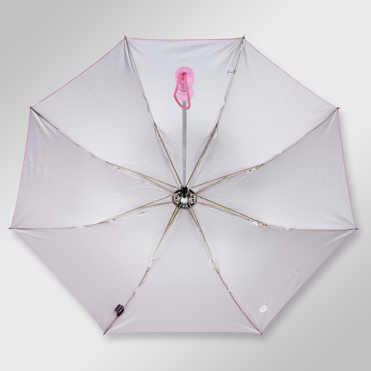 METRO (Mono-Silver) | Manual Open 2-Fold Umbrella - Compact and Vibrant (Available in Various Colours)