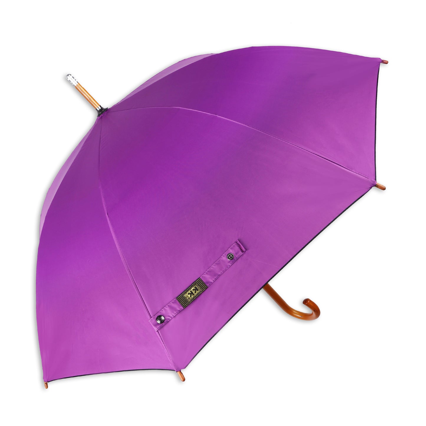 WOODSTAR MONO BLACK |  Automatic Open Fashion Umbrella (Purple)