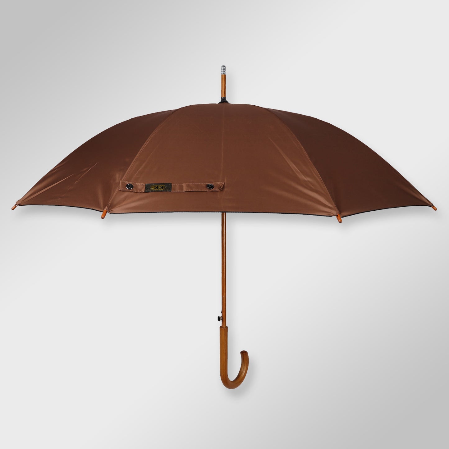 WOODSTAR MONO BLACK |  Automatic Open Fashion Umbrella (Brown)