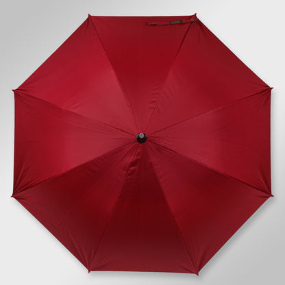 WOODSTAR MONO BLACK |  Automatic Open Fashion Umbrella (Red)