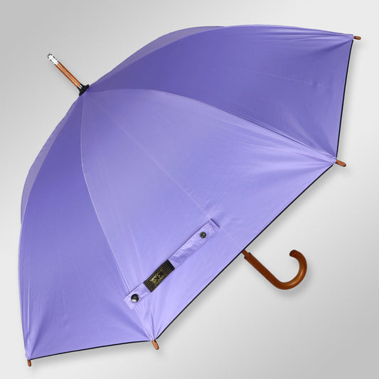WOODSTAR MONO BLACK |  Automatic Open Fashion Umbrella (Lilac)