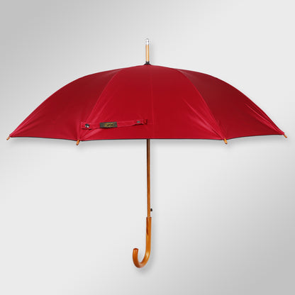 WOODSTAR MONO BLACK |  Automatic Open Fashion Umbrella (Red)