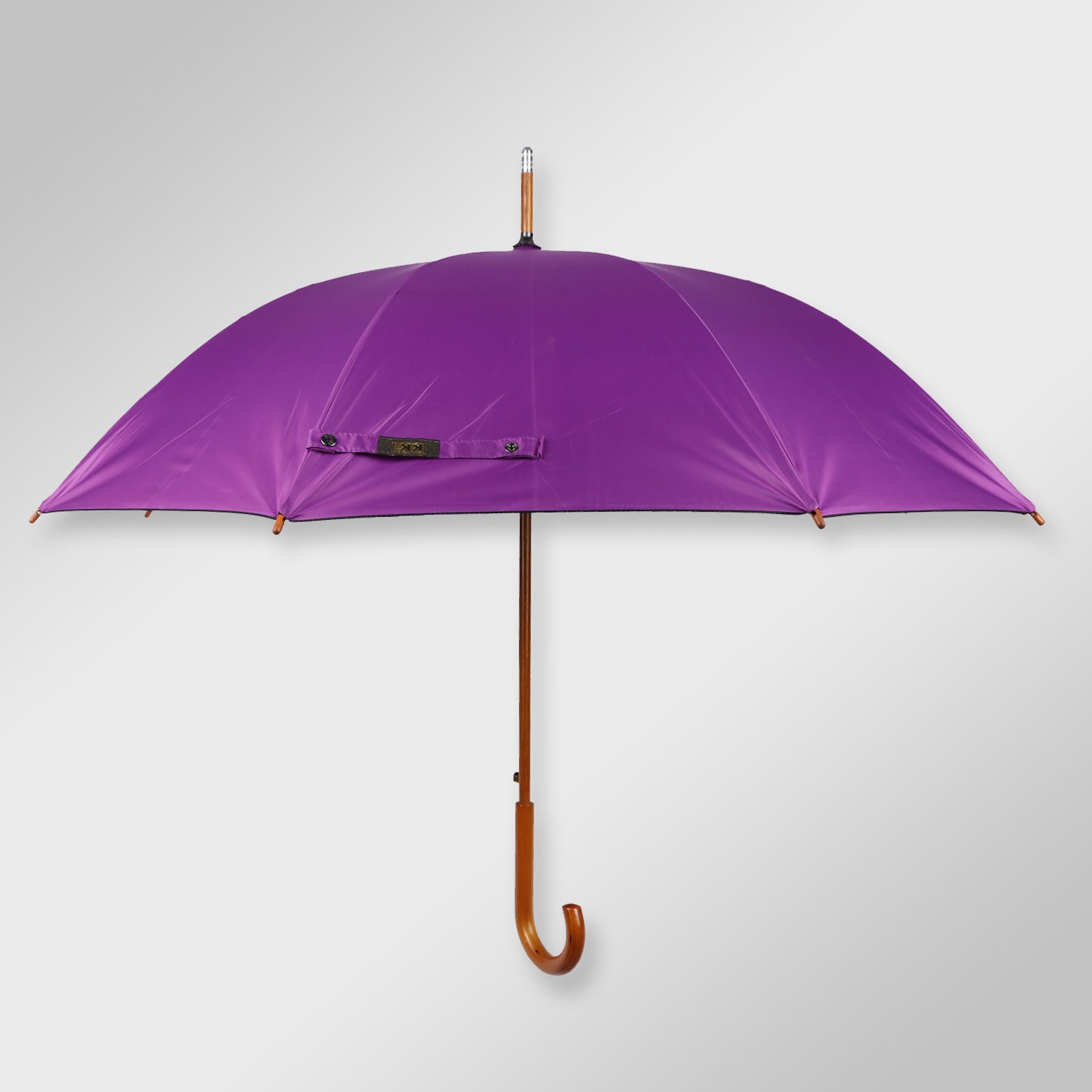 WOODSTAR MONO BLACK |  Automatic Open Fashion Umbrella (Purple)