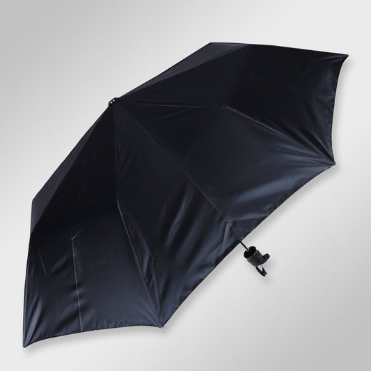 BLACKSILVER | Manual Open Umbrella (Black)