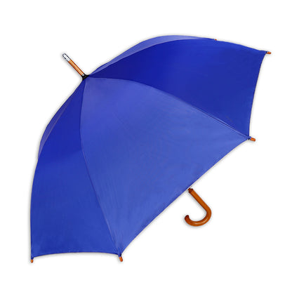 WOODSTAR MONO SILVER |  Automatic Open Fashion Umbrella (Deep Blue)