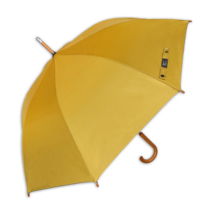 WOODSTAR MONO SILVER |  Automatic Open Fashion Umbrella (Yellow)