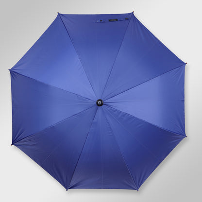 WOODSTAR MONO SILVER |  Automatic Open Fashion Umbrella (Deep Blue)