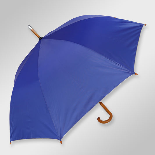 WOODSTAR MONO SILVER |  Automatic Open Fashion Umbrella (Deep Blue)