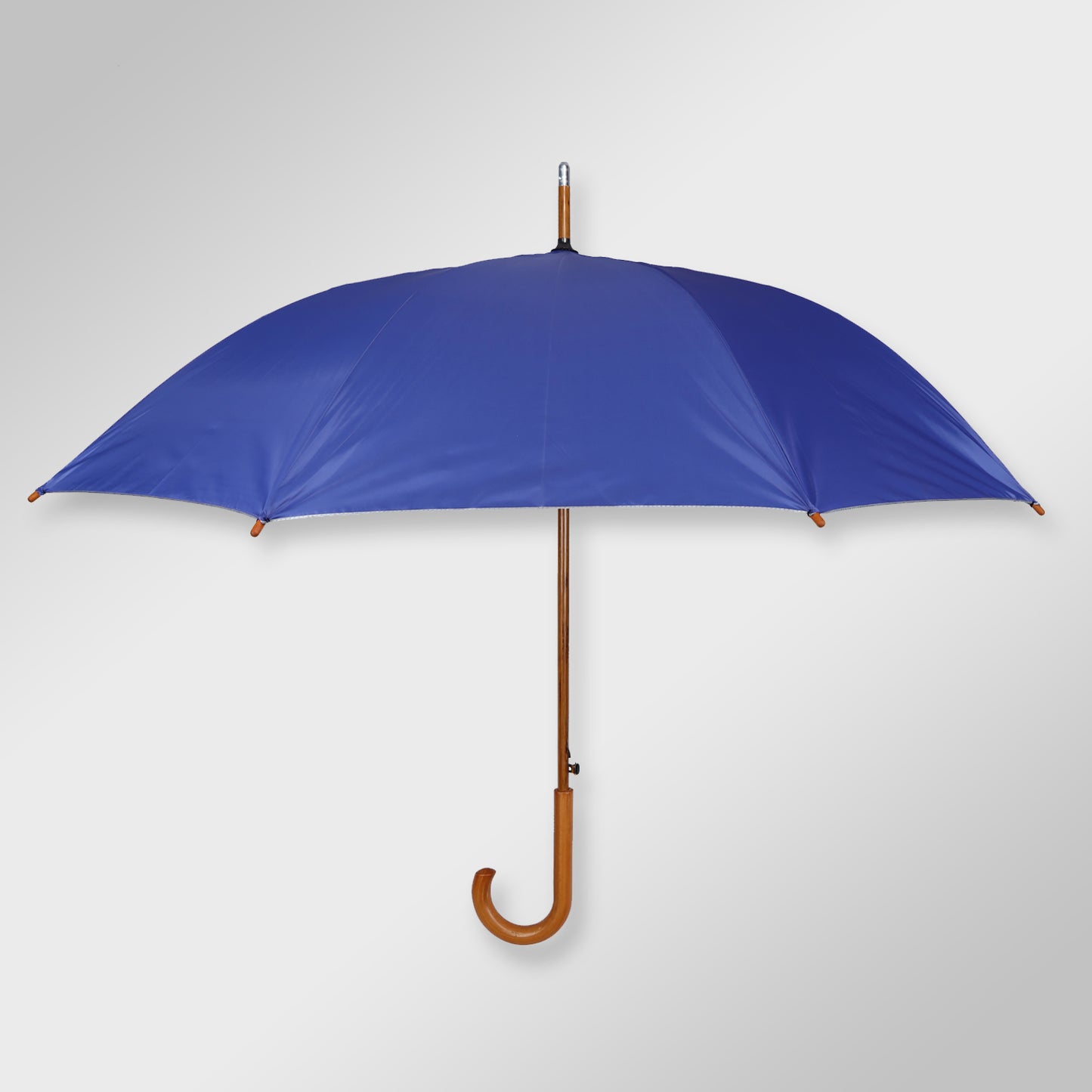 WOODSTAR MONO SILVER |  Automatic Open Fashion Umbrella (Deep Blue)