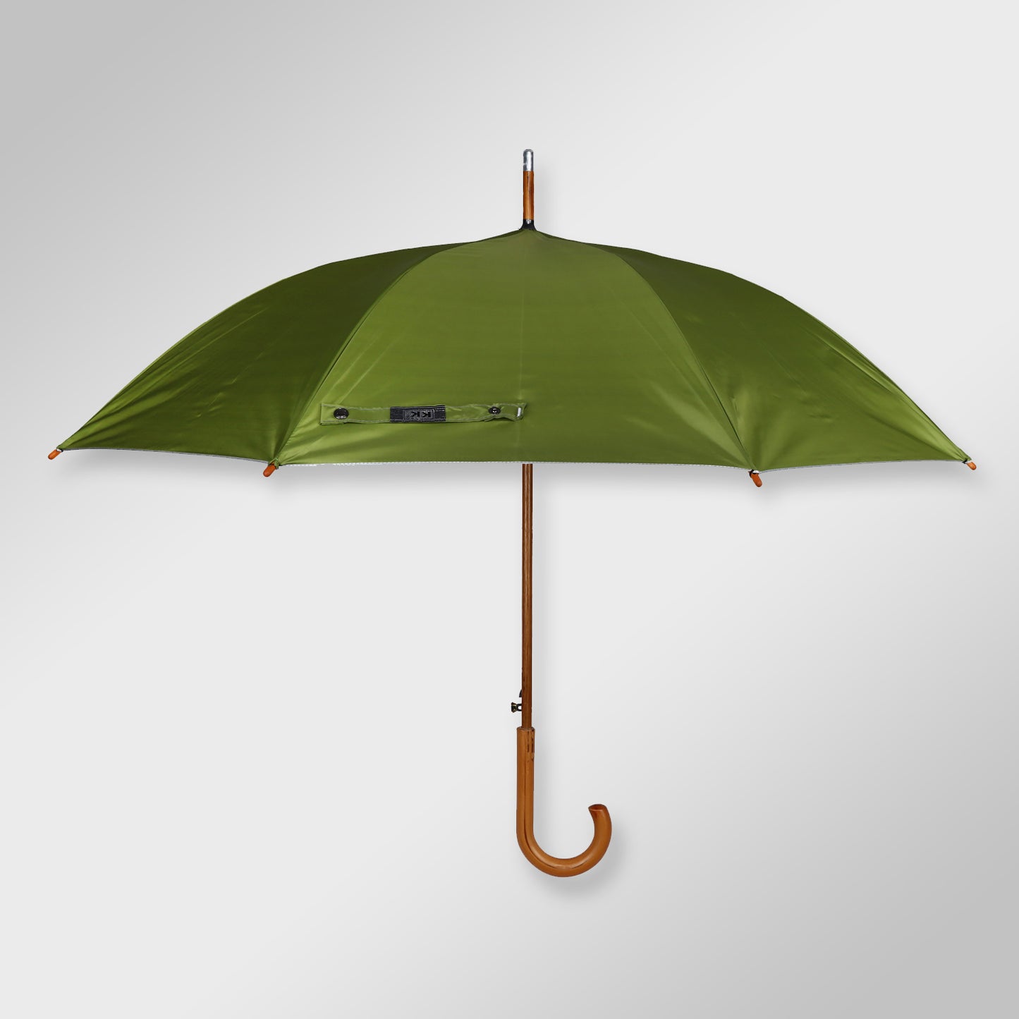 WOODSTAR MONO SILVER |  Automatic Open Fashion Umbrella (Deep Green)