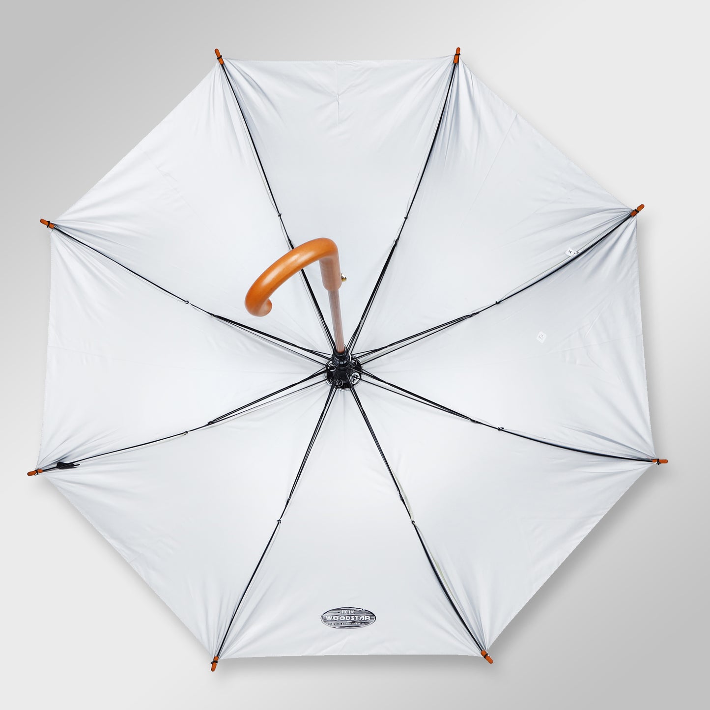 WOODSTAR MONO SILVER |  Automatic Open Fashion Umbrella (Neon)