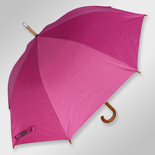 WOODSTAR MONO SILVER |  Automatic Open Fashion Umbrella (Light Pink)