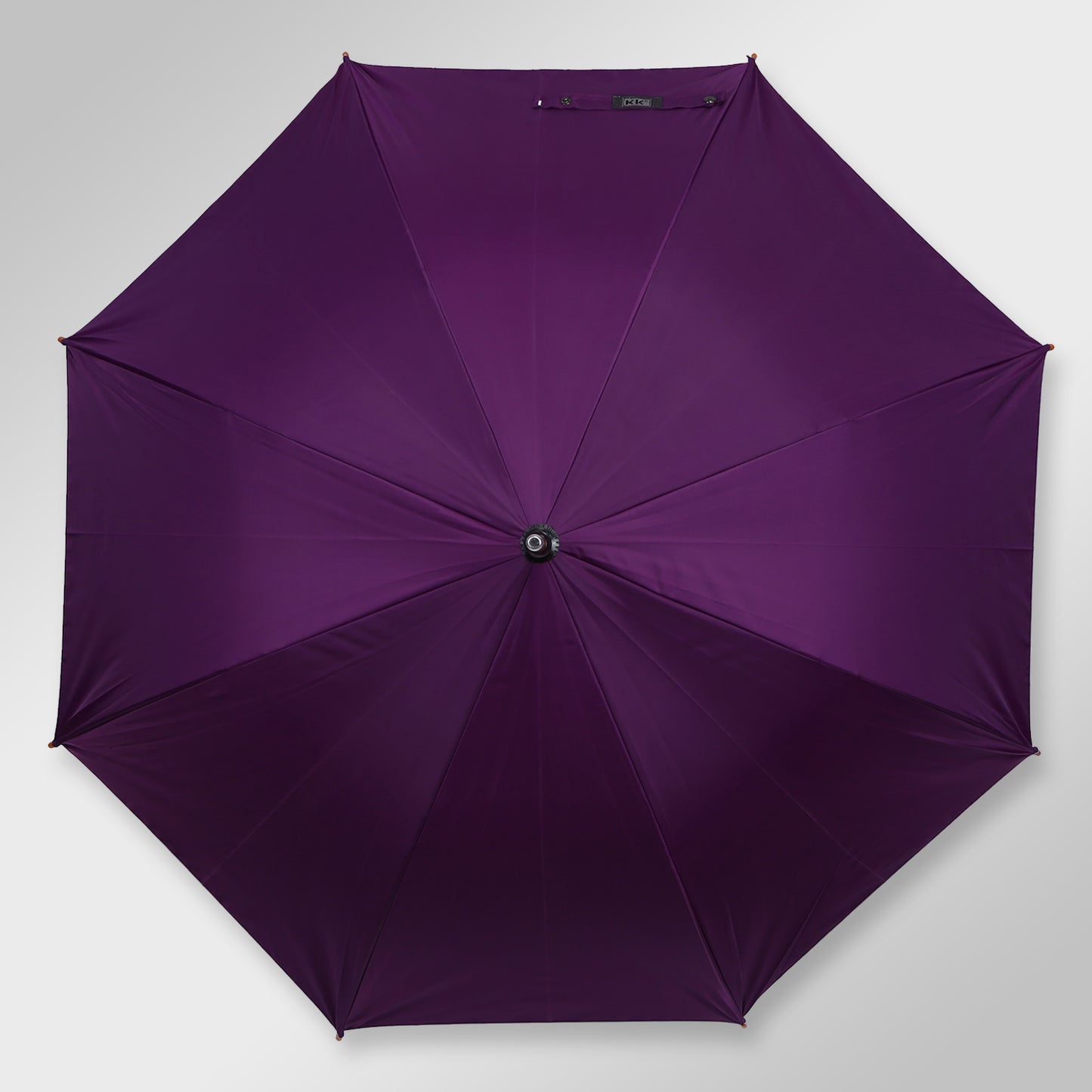 WOODSTAR MONO SILVER |  Automatic Open Fashion Umbrella (Deep Purple)