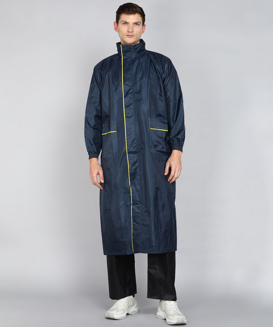 DURACOAT | Men's Waterproof Long Coat - Blue