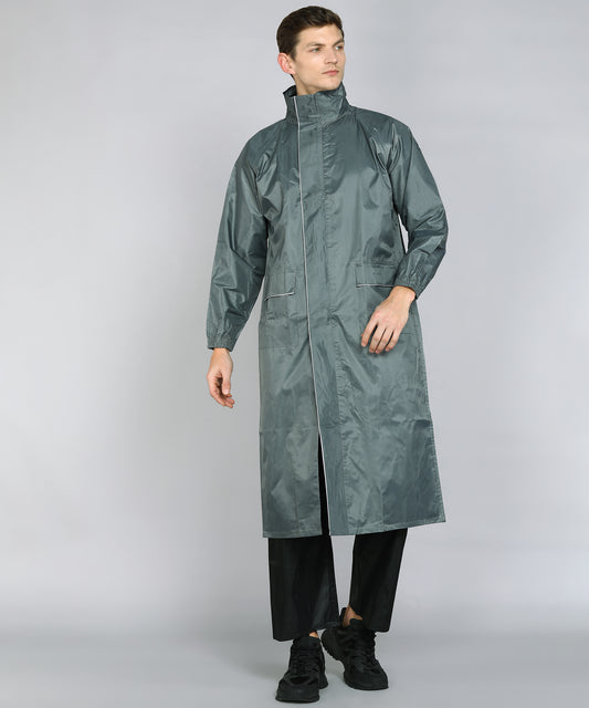 DURACOAT | Men's Waterproof Long Coat - Grey