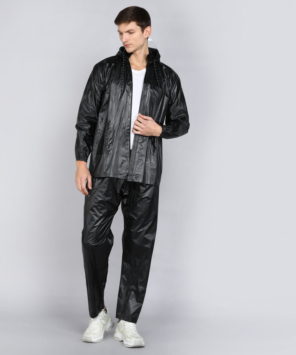 RONNY | Men's PVC Rain Suit - Black – KK Umbrellas