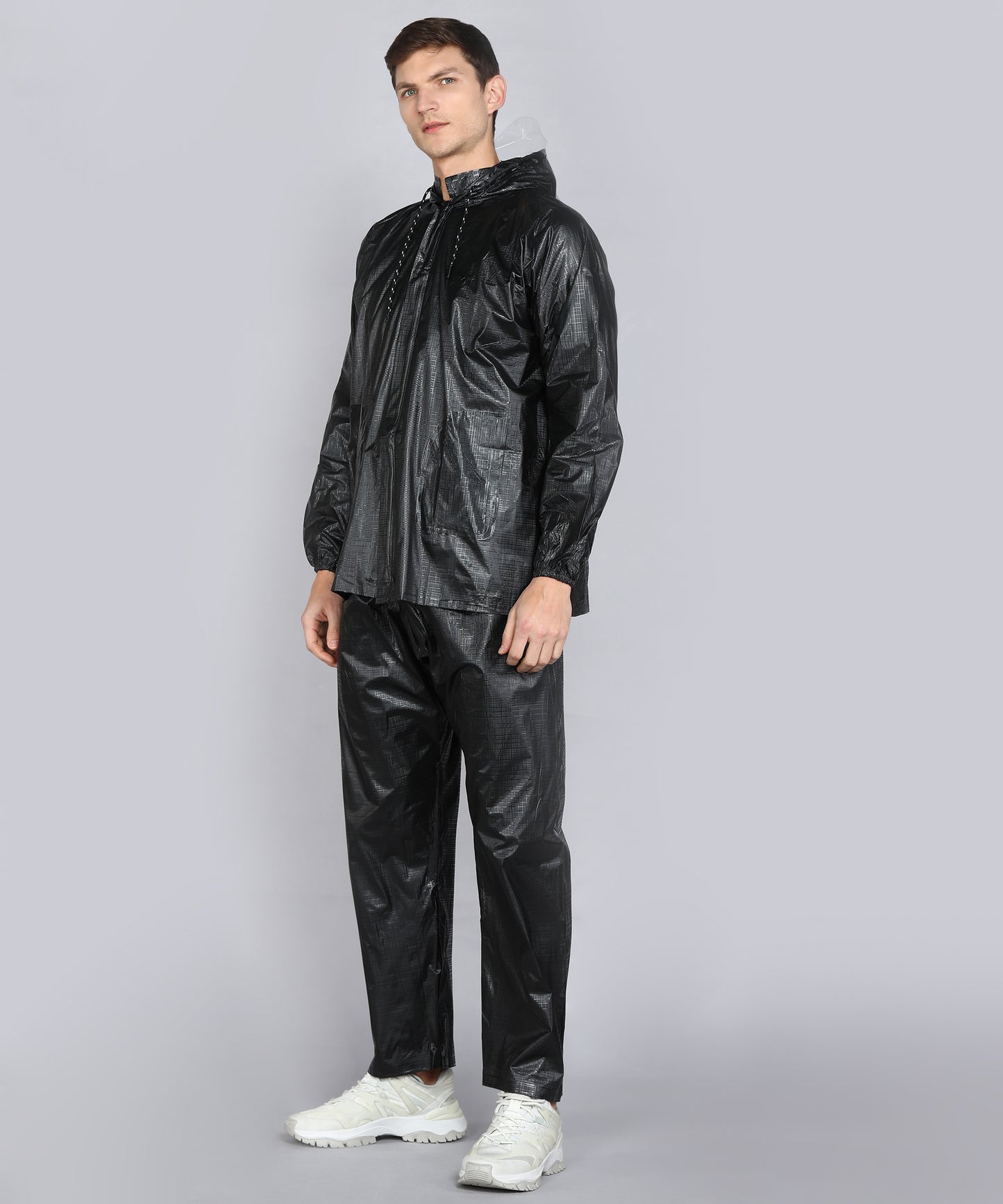 RONNY | Men's PVC Rain Suit - Black