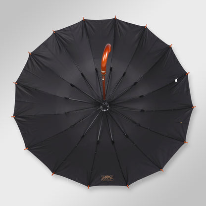 WOODSTAR | Automatic Open Fashion 16K Umbrella (Black)