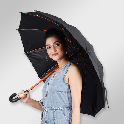 SUPERSTAR | Automatic Open Fashion Umbrella - Orange